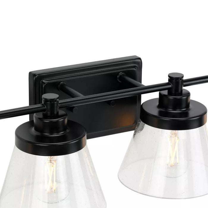 Progress Lighting 9430035131M Hinton 4 Light 60W Bath And Vanity Light Medium Base Matte Black (P300351-31M)