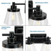 Progress Lighting 9430035131M Hinton 4 Light 60W Bath And Vanity Light Medium Base Matte Black (P300351-31M)