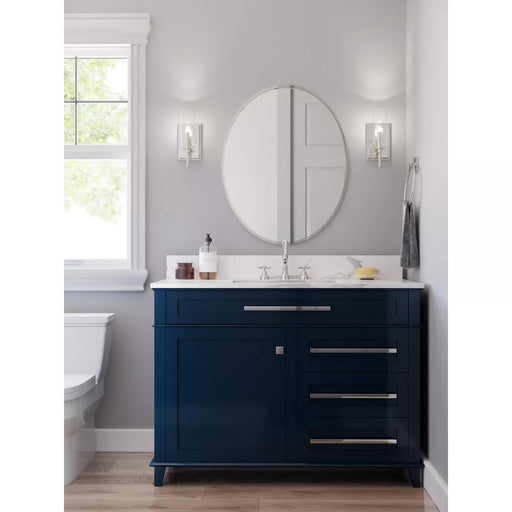 Progress Lighting 94300356009 Elara 1 Light 60W Bath And Vanity Light Candelabra Base Brushed Nickel (P300356-009)