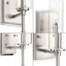 Progress Lighting 94300356009 Elara 1 Light 60W Bath And Vanity Light Candelabra Base Brushed Nickel (P300356-009)