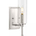 Progress Lighting 94300356009 Elara 1 Light 60W Bath And Vanity Light Candelabra Base Brushed Nickel (P300356-009)