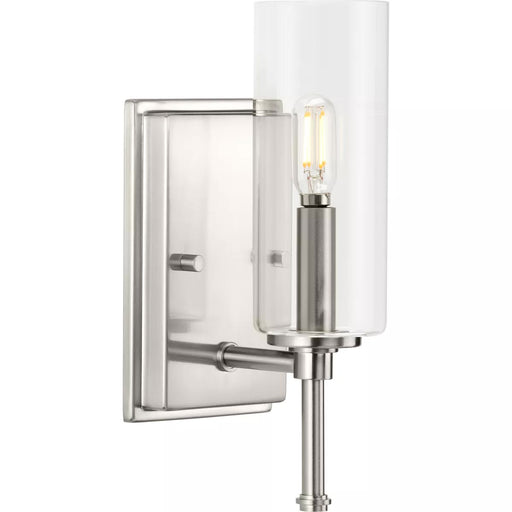 Progress Lighting 94300356009 Elara 1 Light 60W Bath And Vanity Light Candelabra Base Brushed Nickel (P300356-009)