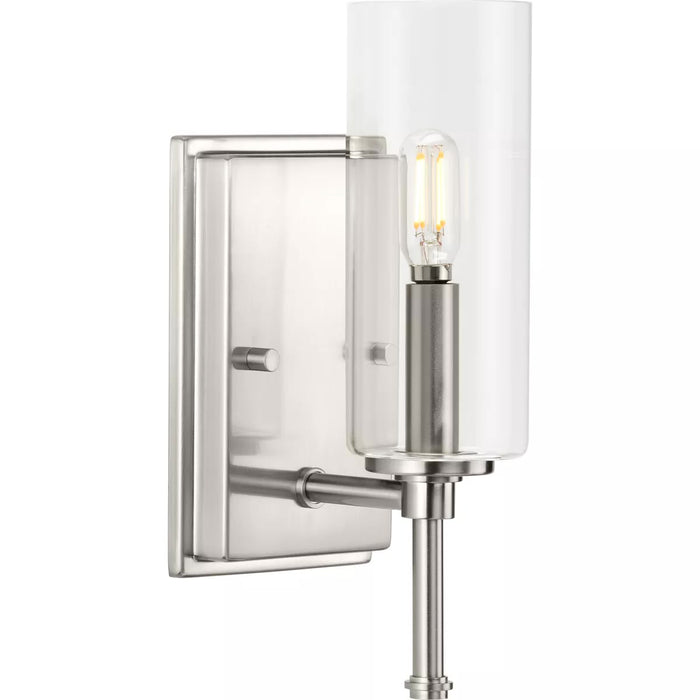 Progress Lighting 94300356009 Elara 1 Light 60W Bath And Vanity Light Candelabra Base Brushed Nickel (P300356-009)