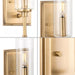 Progress Lighting 94300356163 Elara 1 Light 60W Bath And Vanity Light Candelabra Base Vintage Brass (P300356-163)