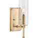 Progress Lighting 94300356163 Elara 1 Light 60W Bath And Vanity Light Candelabra Base Vintage Brass (P300356-163)