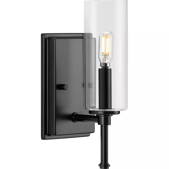 Progress Lighting 9430035631M Elara 1 Light 60W Bath And Vanity Light Candelabra Base Matte Black (P300356-31M)