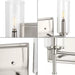 Progress Lighting 94300357009 Elara 2 Light 60W Bath And Vanity Light Candelabra Base Brushed Nickel (P300357-009)