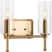 Progress Lighting 94300357163 Elara 2 Light 60W Bath And Vanity Light Candelabra Base Vintage Brass (P300357-163)