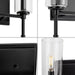 Progress Lighting 9430035731M Elara 2 Light 60W Bath And Vanity Light Candelabra Base Matte Black (P300357-31M)