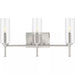 Progress Lighting 94300358009 Elara 3 Light 60W Bath And Vanity Light Candelabra Base Brushed Nickel (P300358-009)