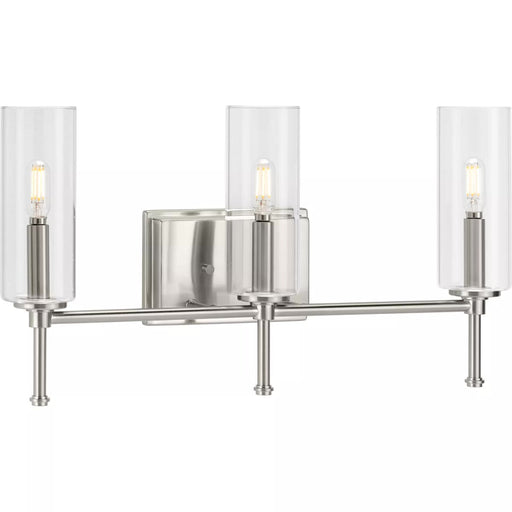 Progress Lighting 94300358009 Elara 3 Light 60W Bath And Vanity Light Candelabra Base Brushed Nickel (P300358-009)