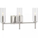 Progress Lighting 94300358009 Elara 3 Light 60W Bath And Vanity Light Candelabra Base Brushed Nickel (P300358-009)