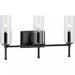 Progress Lighting 9430035831M Elara 3 Light 60W Bath And Vanity Light Candelabra Base Matte Black (P300358-31M)