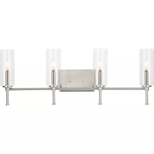 Progress Lighting 94300359009 Elara 4 Light 60W Bath And Vanity Light Candelabra Base Brushed Nickel (P300359-009)
