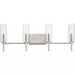 Progress Lighting 94300359009 Elara 4 Light 60W Bath And Vanity Light Candelabra Base Brushed Nickel (P300359-009)