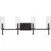 Progress Lighting 9430035931M Elara 4 Light 60W Bath And Vanity Light Candelabra Base Matte Black (P300359-31M)