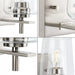 Progress Lighting 94300360009 Calais 1 Light 60W Bath And Vanity Light Medium Base Brushed Nickel (P300360-009)