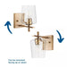 Progress Lighting 94300360163 Calais 1 Light 60W Bath And Vanity Light Medium Base Vintage Brass (P300360-163)