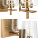 Progress Lighting 94300360163 Calais 1 Light 60W Bath And Vanity Light Medium Base Vintage Brass (P300360-163)