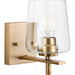 Progress Lighting 94300360163 Calais 1 Light 60W Bath And Vanity Light Medium Base Vintage Brass (P300360-163)