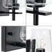Progress Lighting 9430036031M Calais 1 Light 60W Bath And Vanity Light Medium Base Matte Black (P300360-31M)