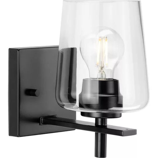 Progress Lighting 9430036031M Calais 1 Light 60W Bath And Vanity Light Medium Base Matte Black (P300360-31M)