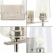 Progress Lighting 94300361009 Calais 2 Light 60W Bath And Vanity Light Medium Base Brushed Nickel (P300361-009)