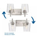 Progress Lighting 94300361009 Calais 2 Light 60W Bath And Vanity Light Medium Base Brushed Nickel (P300361-009)