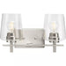 Progress Lighting 94300361009 Calais 2 Light 60W Bath And Vanity Light Medium Base Brushed Nickel (P300361-009)