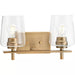 Progress Lighting 94300361163 Calais 2 Light 60W Bath And Vanity Light Medium Base Vintage Brass (P300361-163)