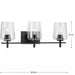 Progress Lighting 9430036231M Calais 3 Light 60W Bath And Vanity Light Medium Base Matte Black (P300362-31M)