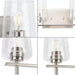 Progress Lighting 94300363009 Calais 4 Light 60W Bath And Vanity Light Medium Base Brushed Nickel (P300363-009)