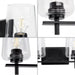 Progress Lighting 9430036331M Calais 4 Light 60W Bath And Vanity Light Medium Base Matte Black (P300363-31M)