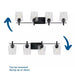Progress Lighting 9430036331M Calais 4 Light 60W Bath And Vanity Light Medium Base Matte Black (P300363-31M)