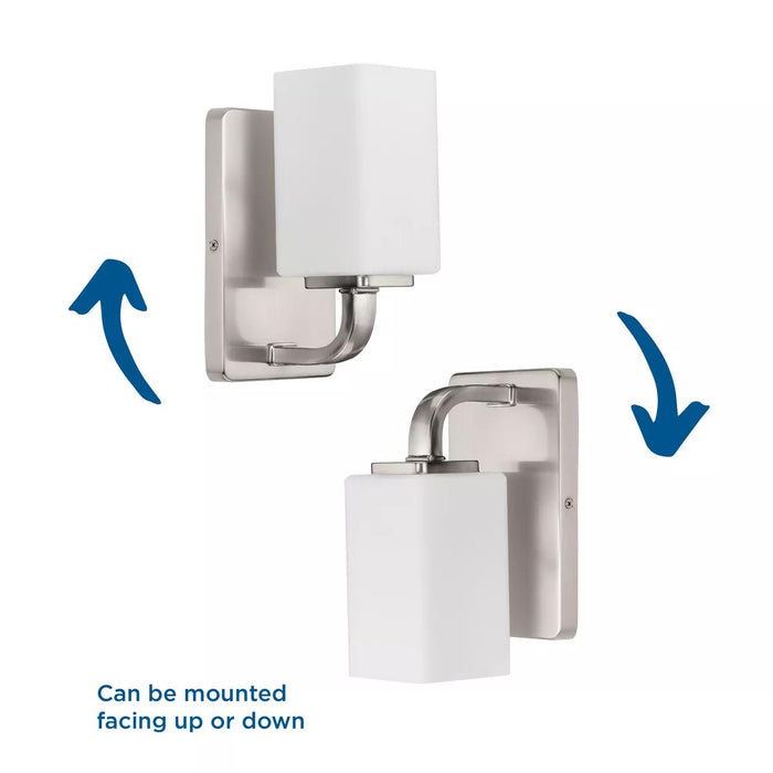 Progress Lighting 94300368009 Cowan 1 Light 100W Bath And Vanity Light Medium Base Brushed Nickel (P300368-009)