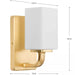 Progress Lighting 94300368012 Cowan 1 Light 100W Bath And Vanity Light Medium Base Satin Brass (P300368-012)