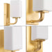 Progress Lighting 94300368012 Cowan 1 Light 100W Bath And Vanity Light Medium Base Satin Brass (P300368-012)