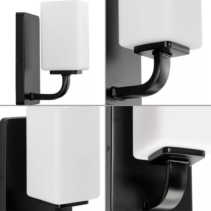 Progress Lighting 9430036831M Cowan 1 Light 100W Bath And Vanity Light Medium Base Matte Black (P300368-31M)