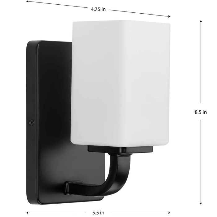 Progress Lighting 9430036831M Cowan 1 Light 100W Bath And Vanity Light Medium Base Matte Black (P300368-31M)