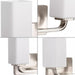 Progress Lighting 94300369009 Cowan 2 Light 100W Bath And Vanity Light Medium Base Brushed Nickel (P300369-009)
