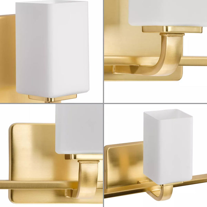 Progress Lighting 94300370012 Cowan 3 Light 100W Bath And Vanity Light Medium Base Satin Brass (P300370-012)