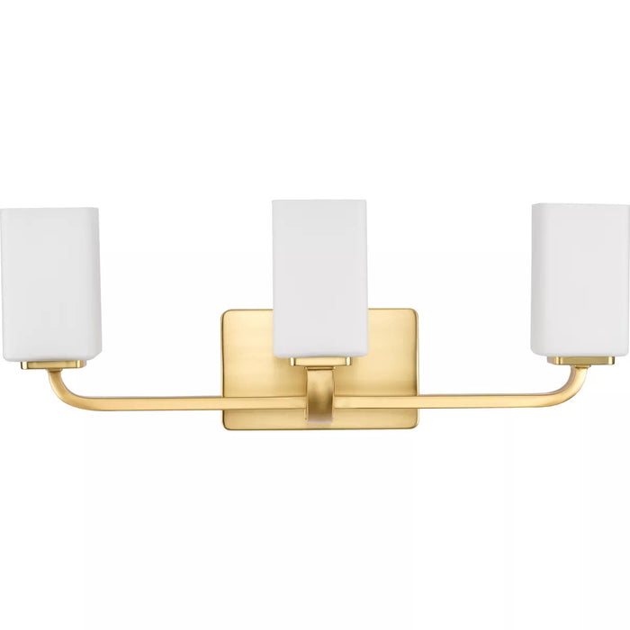 Progress Lighting 94300370012 Cowan 3 Light 100W Bath And Vanity Light Medium Base Satin Brass (P300370-012)