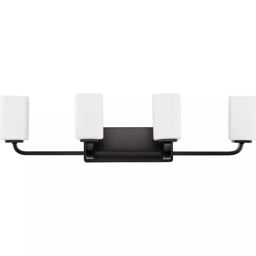 Progress Lighting 9430037131M Cowan 4 Light 100W Bath And Vanity Light Medium Base Matte Black (P300371-31M)