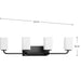 Progress Lighting 9430037131M Cowan 4 Light 100W Bath And Vanity Light Medium Base Matte Black (P300371-31M)