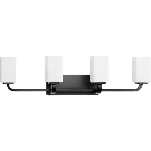 Progress Lighting 9430037131M Cowan 4 Light 100W Bath And Vanity Light Medium Base Matte Black (P300371-31M)