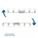 Progress Lighting 94300372009 Adley 6 Light 60W Bath And Vanity Light Medium Base Brushed Nickel (P300372-009)