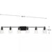 Progress Lighting 94300372031 Adley 6 Light 60W Bath And Vanity Light Medium Base Black (P300372-031)