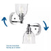 Progress Lighting 94300373015 Ambrose 1 Light 60W Bath And Vanity Light Medium Base Polished Chrome (P300373-015)