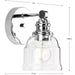 Progress Lighting 94300373015 Ambrose 1 Light 60W Bath And Vanity Light Medium Base Polished Chrome (P300373-015)