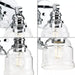 Progress Lighting 94300373015 Ambrose 1 Light 60W Bath And Vanity Light Medium Base Polished Chrome (P300373-015)